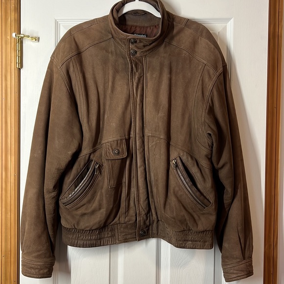 Wilsons Leather - Brown Bomber Jacket - Men’s - Picture 3 of 13